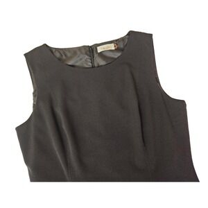 Calvin Klein Black‎ Sleeveless Tiered Dress Womens Size 12 Aline